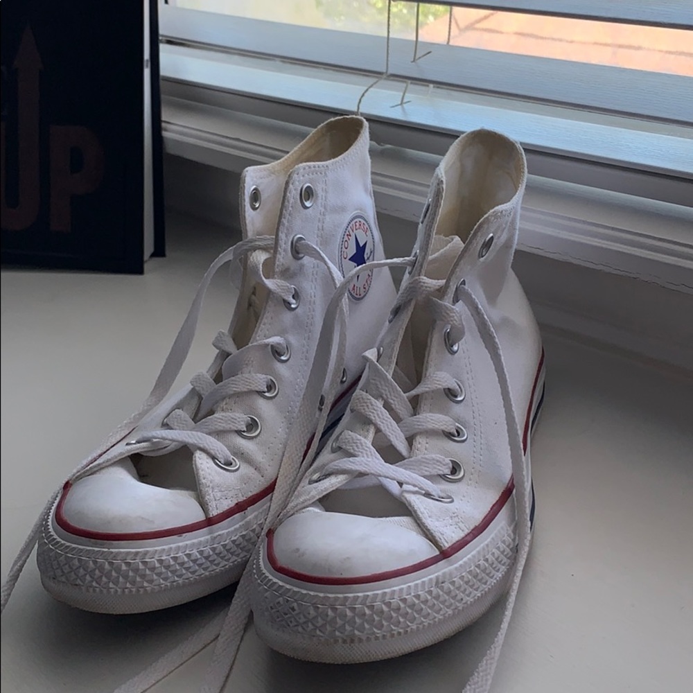 White high top converse